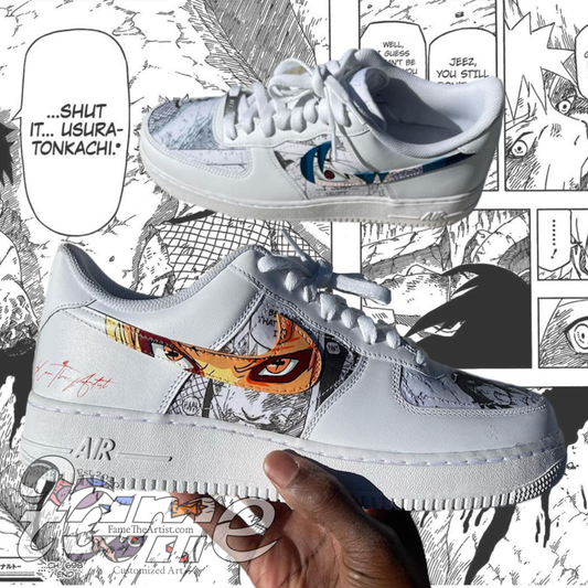 Custom Naruto and sasuke Air Force 1 "Final Battle" V2