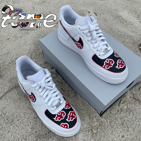 Custom Akatsuki clouds Air Force 1