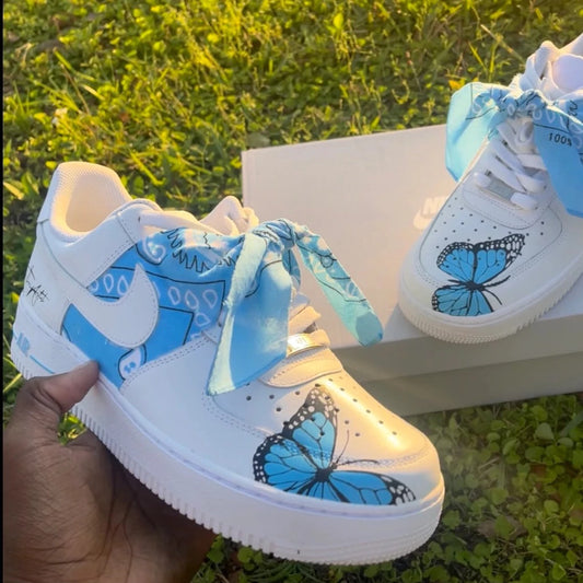 Butterfly Bandanna Custom Air Force 1