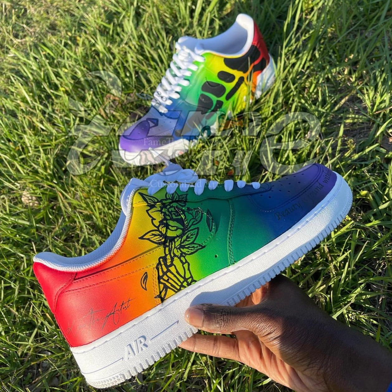 Beauty Beyond Death Custom Air Force 1