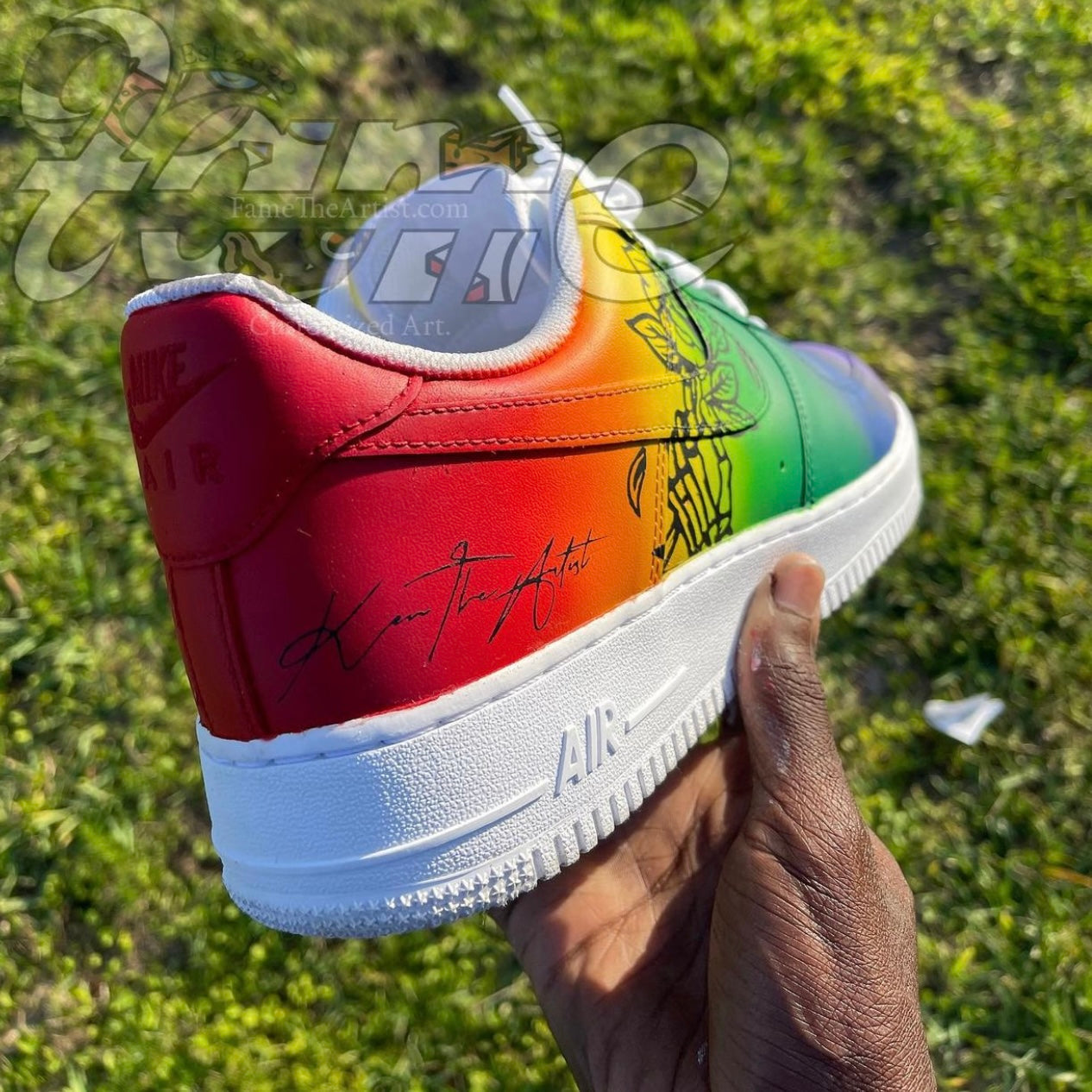 Beauty Beyond Death Custom Air Force 1