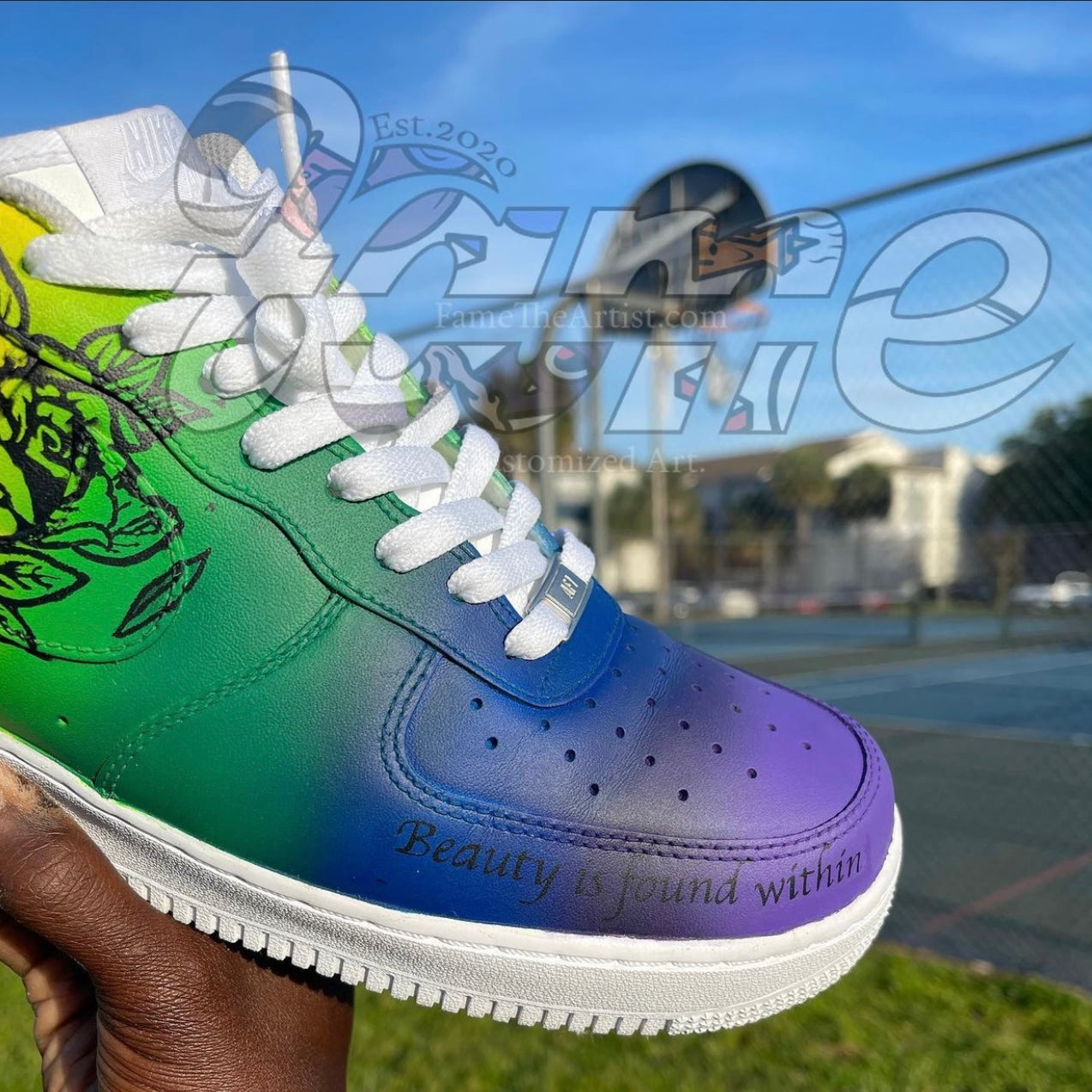 Beauty Beyond Death Custom Air Force 1