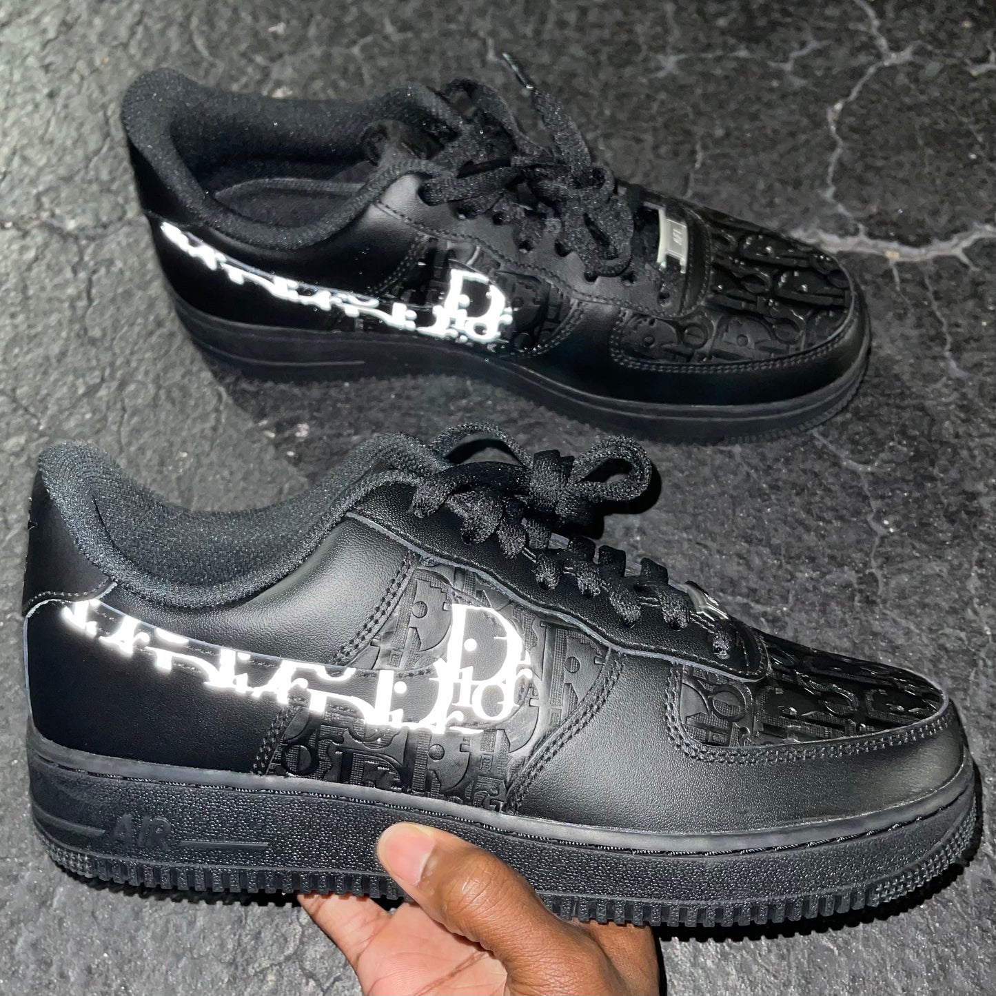 Reflective Dior Custom Air Force 1 (3M Reflective)