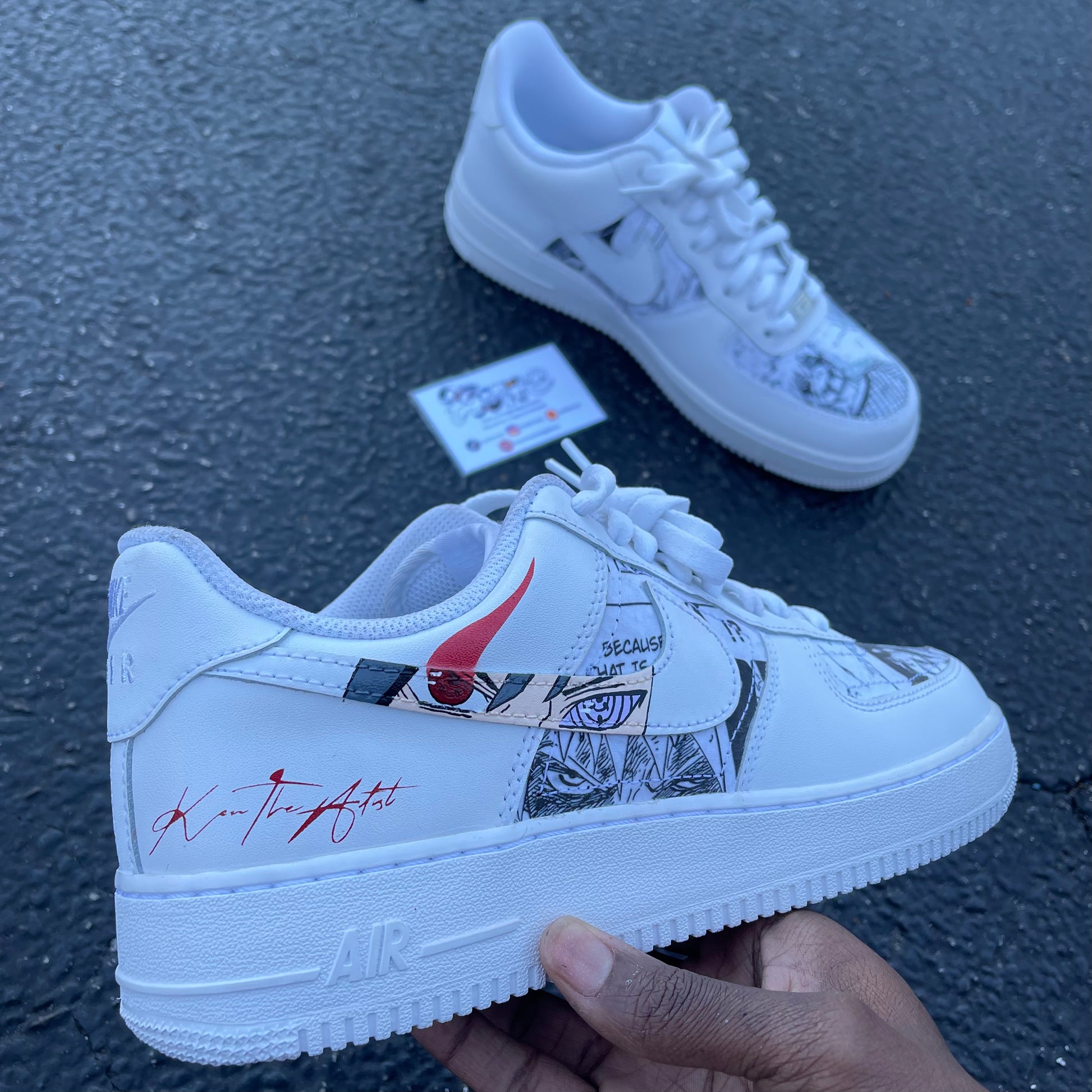 custom sasuke Air Force 1